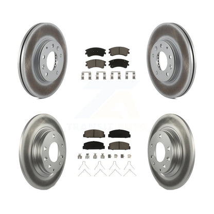 [Avant + Arrière] Kit de disque (revêtu) et plaquette (céramique) de frein pour 2003-2005 Mazda 6 KGC-100905