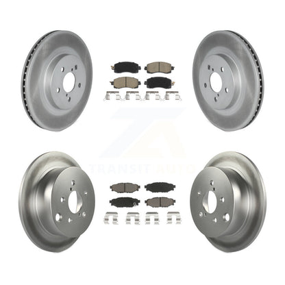[Avant + Arrière] Kit de disque (revêtu) et plaquette (céramique) de frein pour Subaru Crosstrek Impreza KGC-100906