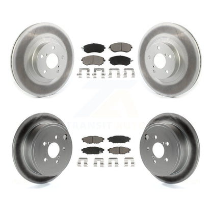 [Avant + Arrière] Kit de disque (revêtu) et plaquette (céramique) de frein pour Subaru Impreza Outback Forester Legacy KGC-100910