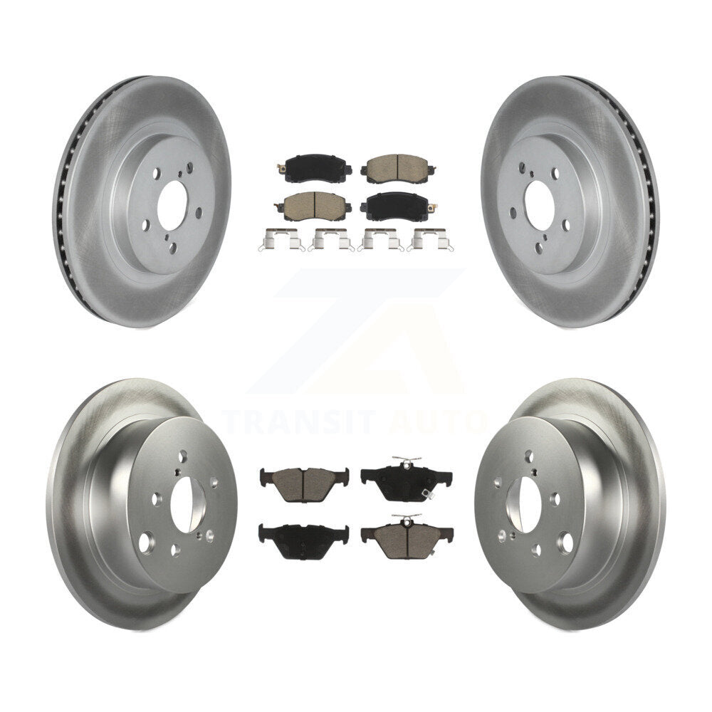 [Avant + Arrière] Kit de disque (revêtu) et plaquette (céramique) de frein pour Subaru Crosstrek KGC-100921