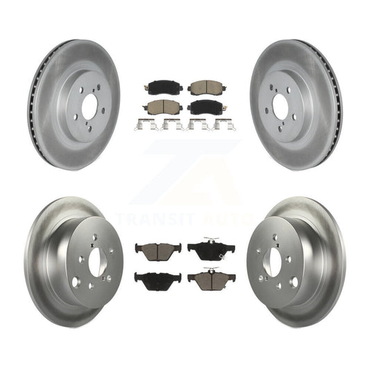 [Avant + Arrière] Kit de disque (revêtu) et plaquette (céramique) de frein pour Subaru Crosstrek KGC-100921