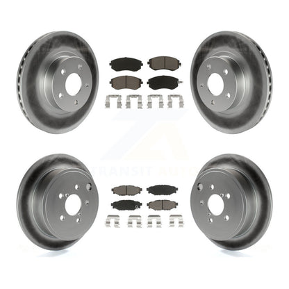 [Avant + Arrière] Kit de disque (revêtu) et plaquette (céramique) de frein pour Subaru Impreza KGC-100923
