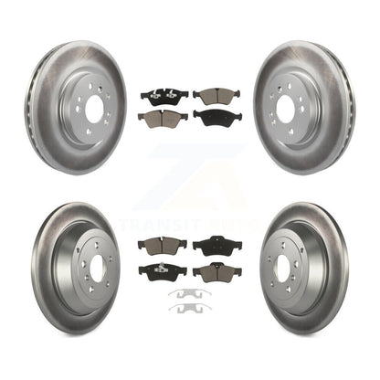 [Avant + Arrière] Kit de disque (revêtu) et plaquette (céramique) de frein pour Mercedes-Benz ML350 R350 ML500 ML320 R500 R320 ML450 KGC-100937