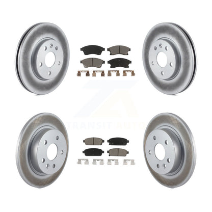 [Avant + Arrière] Kit de disque (revêtu) et plaquette (céramique) de frein pour Chevrolet Cruze Sonic Limited KGC-100943