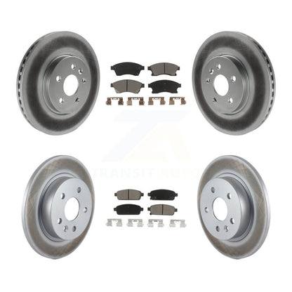[Avant + Arrière] Kit de disque (revêtu) et plaquette (céramique) de frein pour Chevrolet Buick Encore Trax Sonic KGC-100945