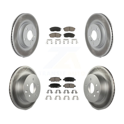 [Avant + Arrière] Kit de disque (revêtu) et plaquette (céramique) de frein pour INFINITI G35 Nissan 350Z KGC-100949