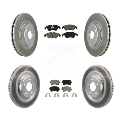 [Avant + Arrière] Kit de disque (revêtu) et plaquette (céramique) de frein pour Audi Q5 S5 KGC-100957