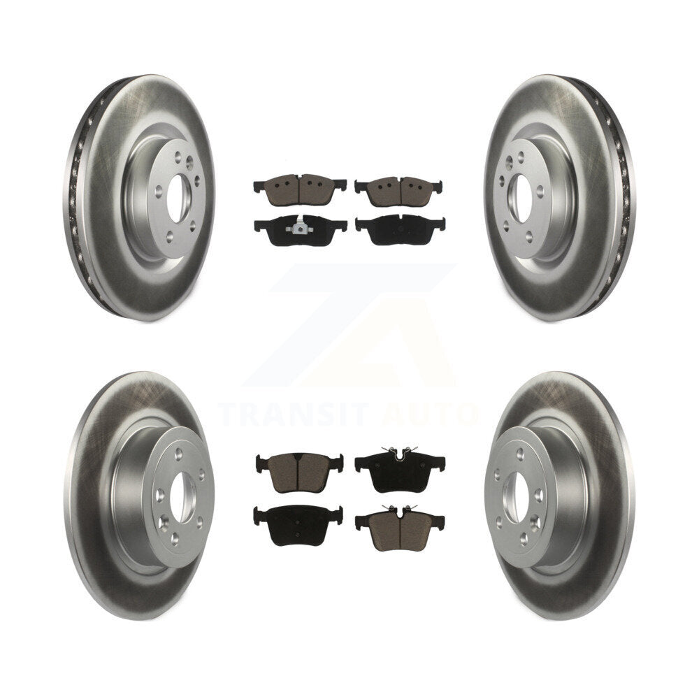 [Avant + Arrière] Kit de disque (revêtu) et plaquette (céramique) de frein pour Land Rover Range Evoque avec 325mm Diameter Rotor KGC-100974