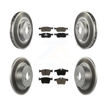 [Avant + Arrière] Kit de disque (revêtu) et plaquette (céramique) de frein pour Land Rover Range Evoque avec 325mm Diameter Rotor KGC-100974