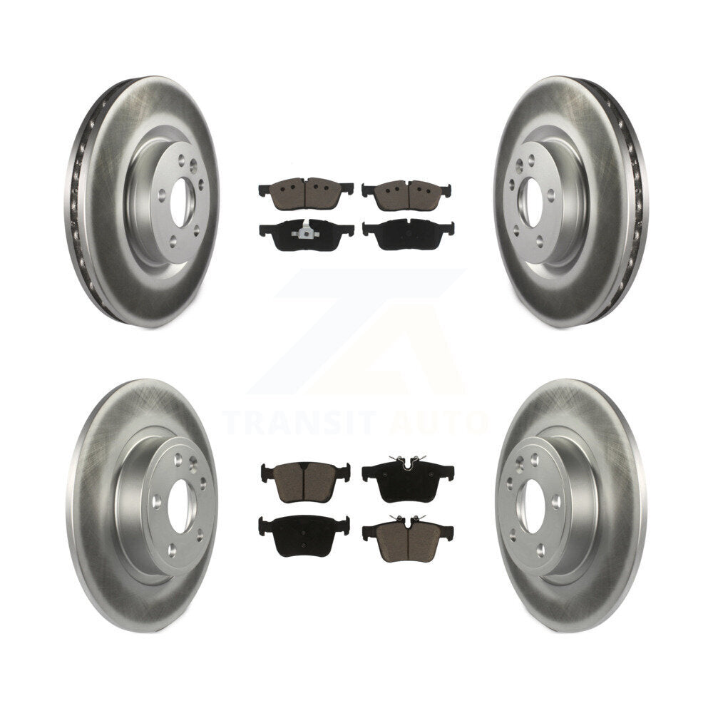 [Avant + Arrière] Kit de disque (revêtu) et plaquette (céramique) de frein pour Land Rover Discovery Sport Jaguar E-Pace KGC-100976