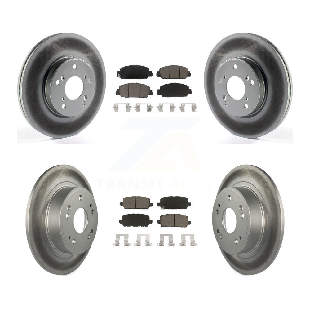 [Avant + Arrière] Kit de disque (revêtu) et plaquette (céramique) de frein pour 2016-2022 Honda HR-V KGC-100977
