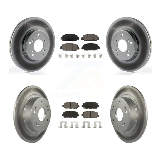[Avant + Arrière] Kit de disque (revêtu) et plaquette (céramique) de frein pour 2016-2022 Honda HR-V KGC-100977