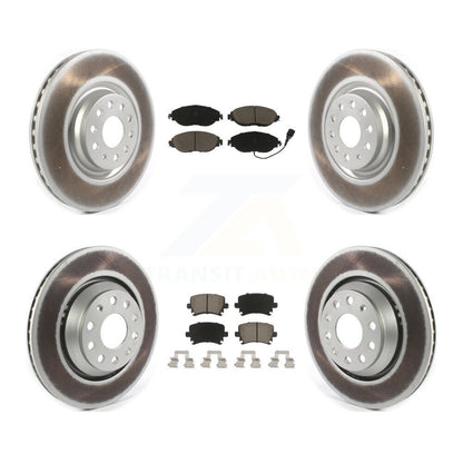 [Avant + Arrière] Kit de disque (revêtu) et plaquette (céramique) de frein pour Volkswagen GTI KGC-100979
