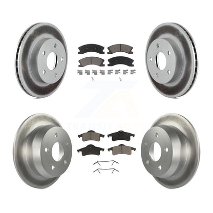[Avant + Arrière] Kit de disque (revêtu) et plaquette (céramique) de frein pour Jeep Grand Cherokee KGC-100985
