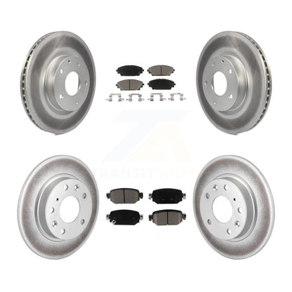 [Avant + Arrière] Kit de disque (revêtu) et plaquette (céramique) de frein pour 2019-2021 Mazda CX-3 AWD KGC-101005