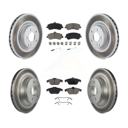 [Avant + Arrière] Kit de disque (revêtu) et plaquette (céramique) de frein pour Mercedes-Benz GLK350 GLK250 KGC-101012