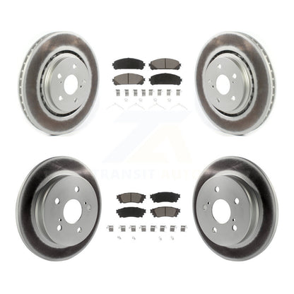 [Avant + Arrière] Kit de disque (revêtu) et plaquette (céramique) de frein pour Toyota Camry Avalon TRD KGC-101032