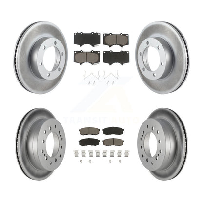 [Avant + Arrière] Kit de disque (revêtu) et plaquette (céramique) de frein pour Toyota Sequoia KGC-101041