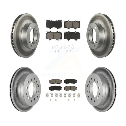 [Avant + Arrière] Kit de disque (revêtu) et plaquette (céramique) de frein pour Toyota 4Runner FJ Cruiser KGC-101042