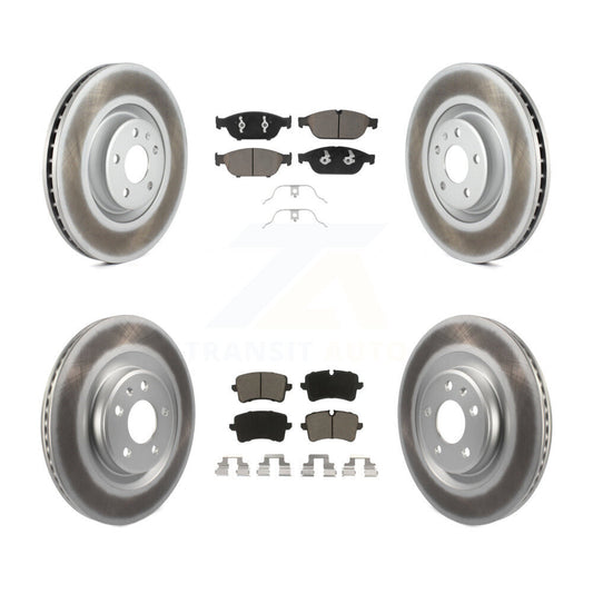 [Avant + Arrière] Kit de disque (revêtu) et plaquette (céramique) de frein pour Audi A6 Quattro A7 KGC-101048