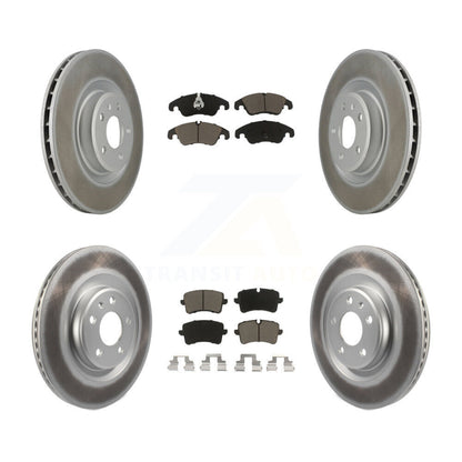 [Avant + Arrière] Kit de disque (revêtu) et plaquette (céramique) de frein pour Audi A6 Quattro A7 KGC-101049