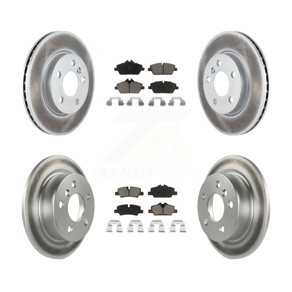 [Avant + Arrière] Kit de disque (revêtu) et plaquette (céramique) de frein pour Mini Cooper Base KGC-101062