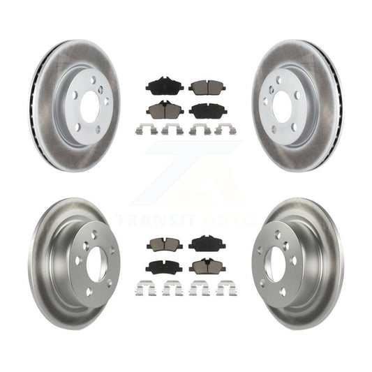 [Avant + Arrière] Kit de disque (revêtu) et plaquette (céramique) de frein pour Mini Cooper Base KGC-101062