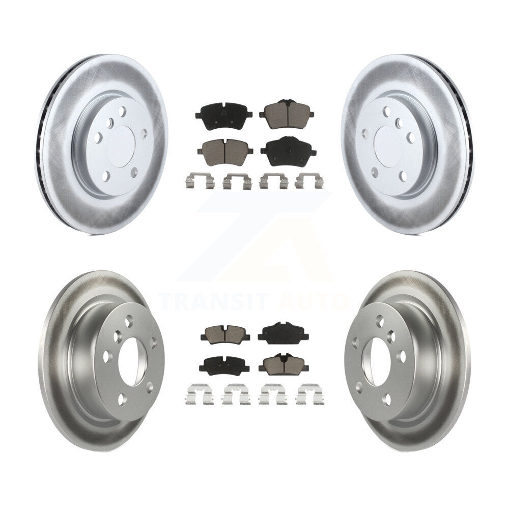 [Avant + Arrière] Kit de disque (revêtu) et plaquette (céramique) de frein pour Mini Cooper KGC-101063