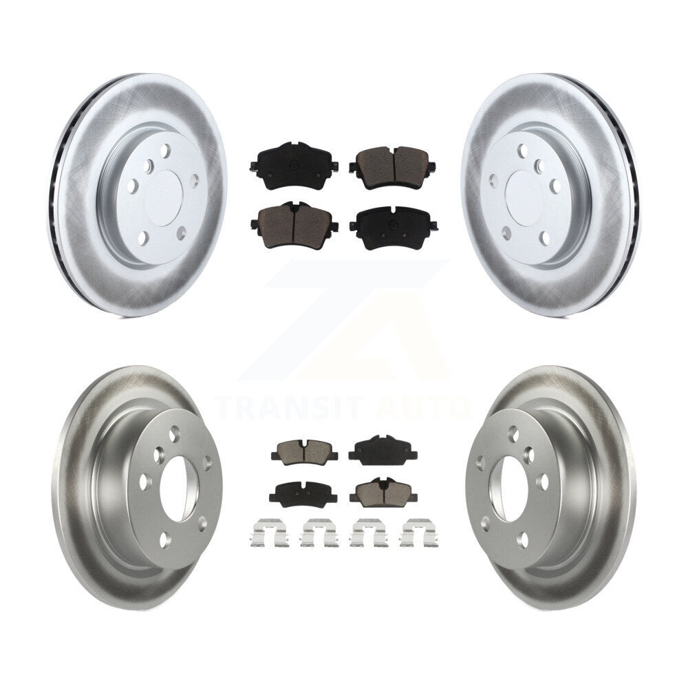 [Avant + Arrière] Kit de disque (revêtu) et plaquette (céramique) de frein pour Mini Cooper KGC-101064