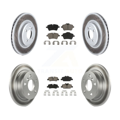 [Avant + Arrière] Kit de disque (revêtu) et plaquette (céramique) de frein pour 2015 Mini Cooper 2.0L 1.5L avec 294mm Diameter Rotor KGC-101066