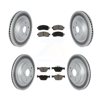 [Avant + Arrière] Kit de disque (revêtu) et plaquette (céramique) de frein pour 2019-2021 Subaru Forester avec 316mm Diameter Rotor KGC-101085 par Transit Auto