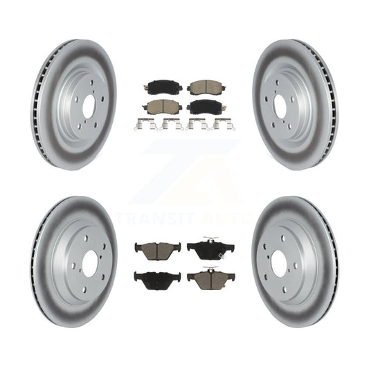 [Avant + Arrière] Kit de disque (revêtu) et plaquette (céramique) de frein pour 2019-2021 Subaru Forester avec 316mm Diameter Rotor KGC-101085