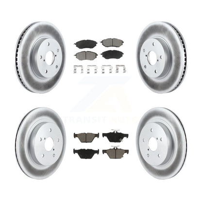 [Avant + Arrière] Kit de disque (revêtu) et plaquette (céramique) de frein pour 2015 Subaru Legacy 2.5L KGC-101086