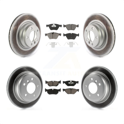[Avant + Arrière] Kit de disque (revêtu) et plaquette (céramique) de frein pour 2012 BMW X1 xDrive28i avec 300mm Diameter Rotor KGC-101088 par Transit Auto