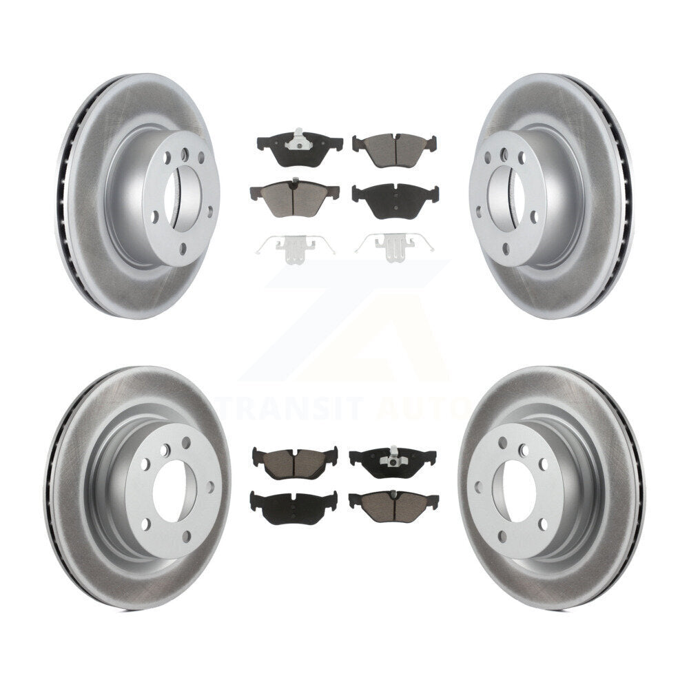 [Avant + Arrière] Kit de disque (revêtu) et plaquette (céramique) de frein pour BMW 328i 325i 323i KGC-101090