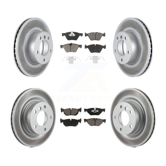 [Avant + Arrière] Kit de disque (revêtu) et plaquette (céramique) de frein pour BMW 328i 325i 323i KGC-101090