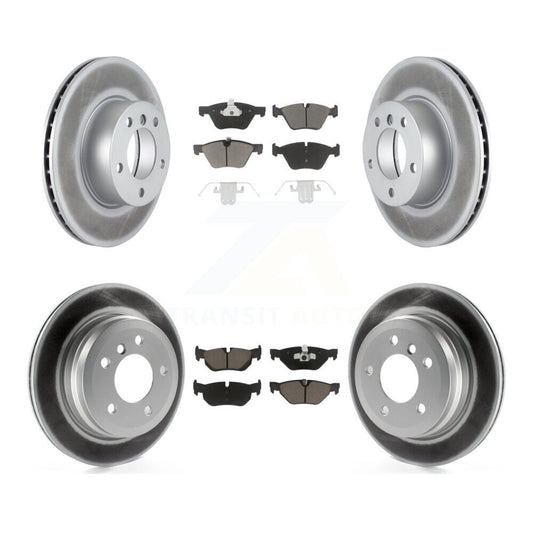 [Avant + Arrière] Kit de disque (revêtu) et plaquette (céramique) de frein pour BMW 328i 328xi 325xi KGC-101091