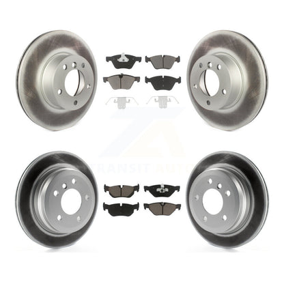 [Avant + Arrière] Kit de disque (revêtu) et plaquette (céramique) de frein pour 2008 BMW 328xi To 08 07 KGC-101093