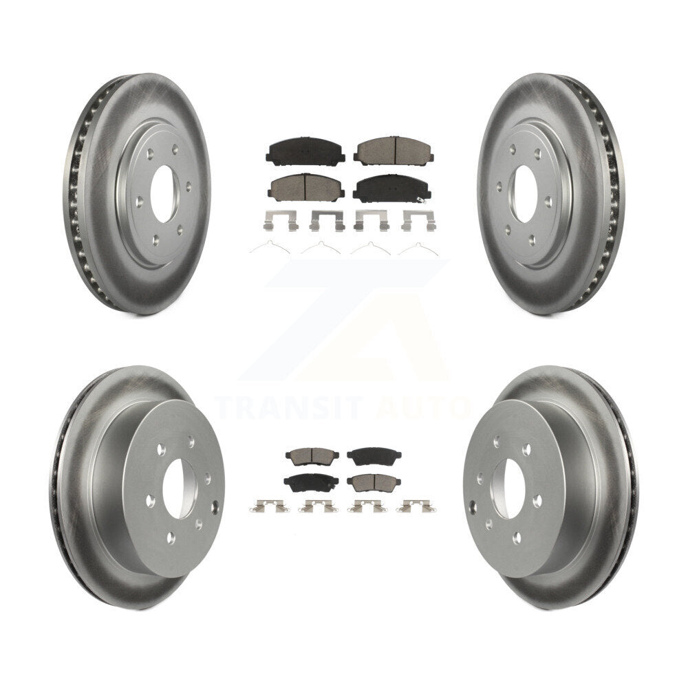 [Avant + Arrière] Kit de disque (revêtu) et plaquette (céramique) de frein pour Suzuki Equator KGC-101096