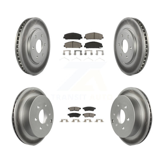 [Avant + Arrière] Kit de disque (revêtu) et plaquette (céramique) de frein pour Suzuki Equator KGC-101096