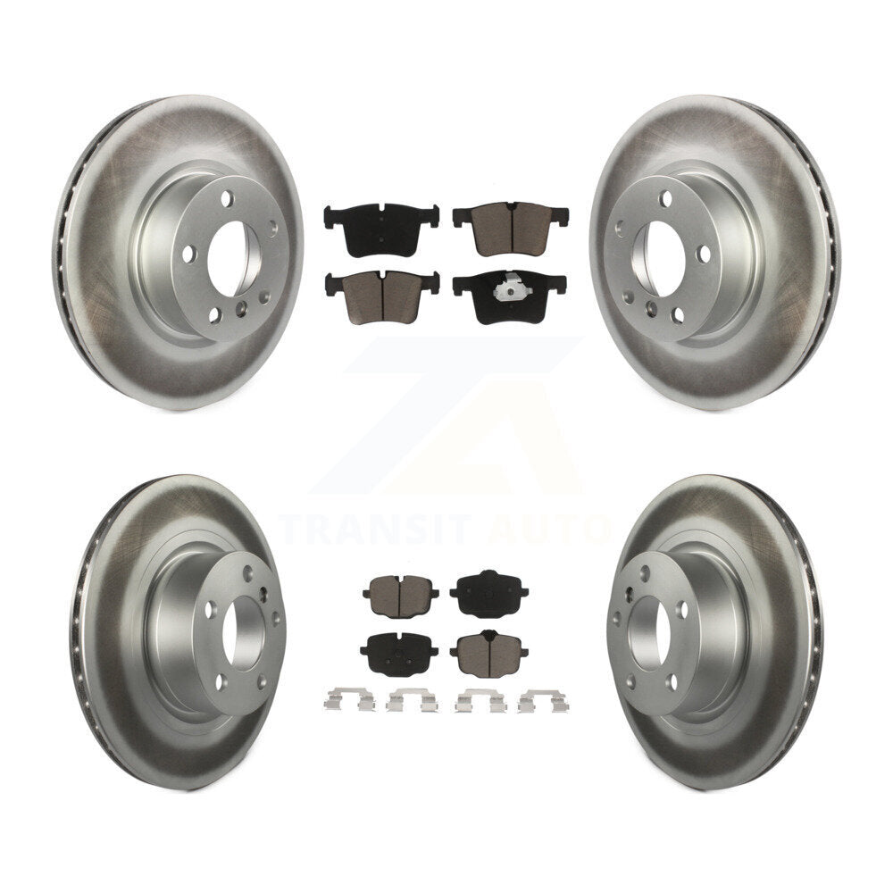 [Avant + Arrière] Kit de disque (revêtu) et plaquette (céramique) de frein pour 2012 BMW X3 From 10 11 KGC-101097