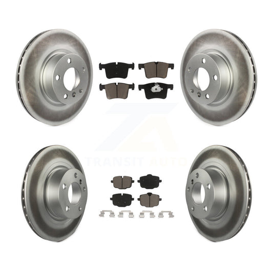 [Avant + Arrière] Kit de disque (revêtu) et plaquette (céramique) de frein pour 2012 BMW X3 From 10 11 KGC-101097