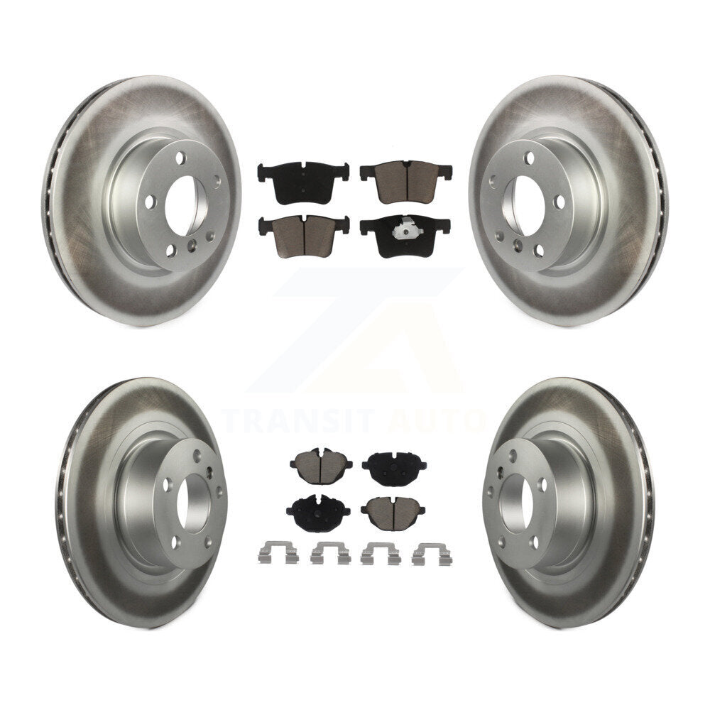 [Avant + Arrière] Kit de disque (revêtu) et plaquette (céramique) de frein pour BMW X3 X4 KGC-101098
