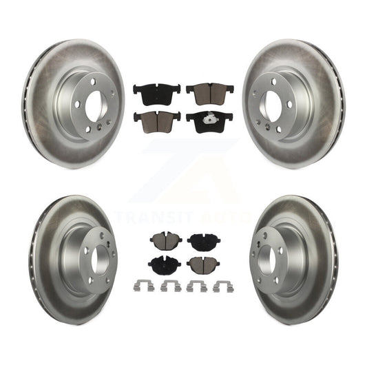 [Avant + Arrière] Kit de disque (revêtu) et plaquette (céramique) de frein pour BMW X3 X4 KGC-101098