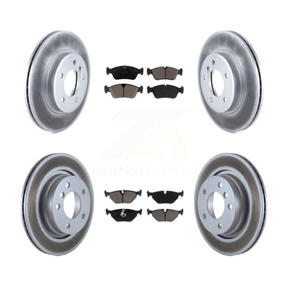 [Avant + Arrière] Kit de disque (revêtu) et plaquette (céramique) de frein pour BMW 325i 325Ci 323i 328i 323Ci 328Ci KGC-101105