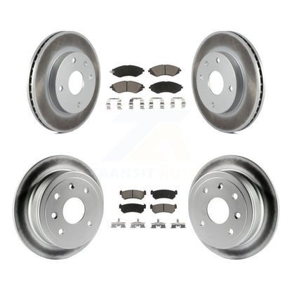 [Avant + Arrière] Kit de disque (revêtu) et plaquette (céramique) de frein pour Suzuki Forenza Reno Chevrolet Optra KGC-101108