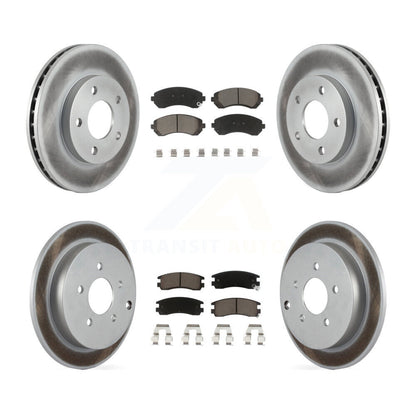 [Avant + Arrière] Kit de disque (revêtu) et plaquette (céramique) de frein pour Buick Rendezvous Pontiac Aztek KGC-101121