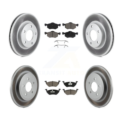 [Avant + Arrière] Kit de disque (revêtu) et plaquette (céramique) de frein pour Mazda Tribute Mercury Mariner KGC-101126