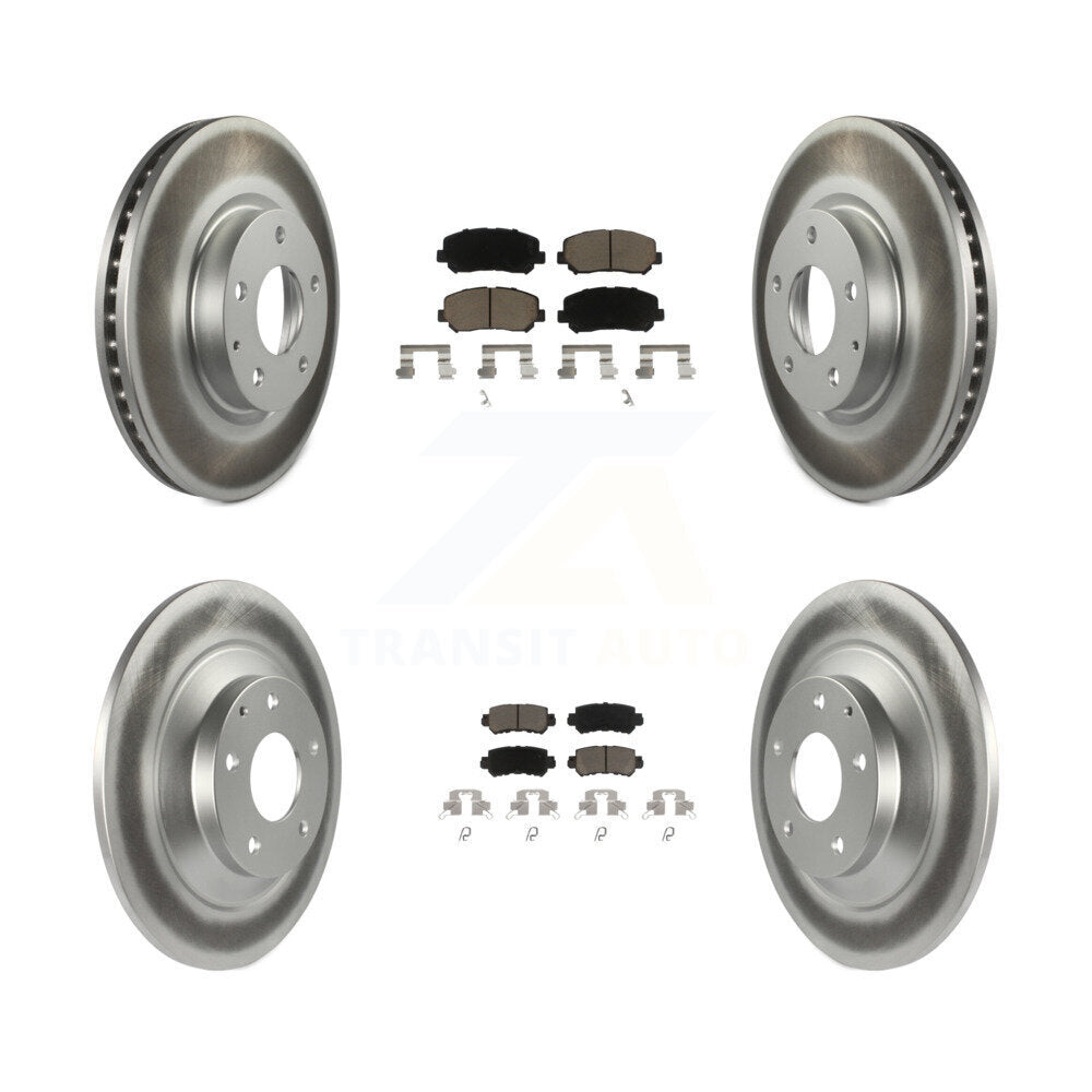 [Avant + Arrière] Kit de disque (revêtu) et plaquette (céramique) de frein pour Mazda CX-5 KGC-101131