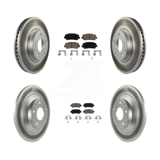 [Avant + Arrière] Kit de disque (revêtu) et plaquette (céramique) de frein pour Mazda CX-5 KGC-101131